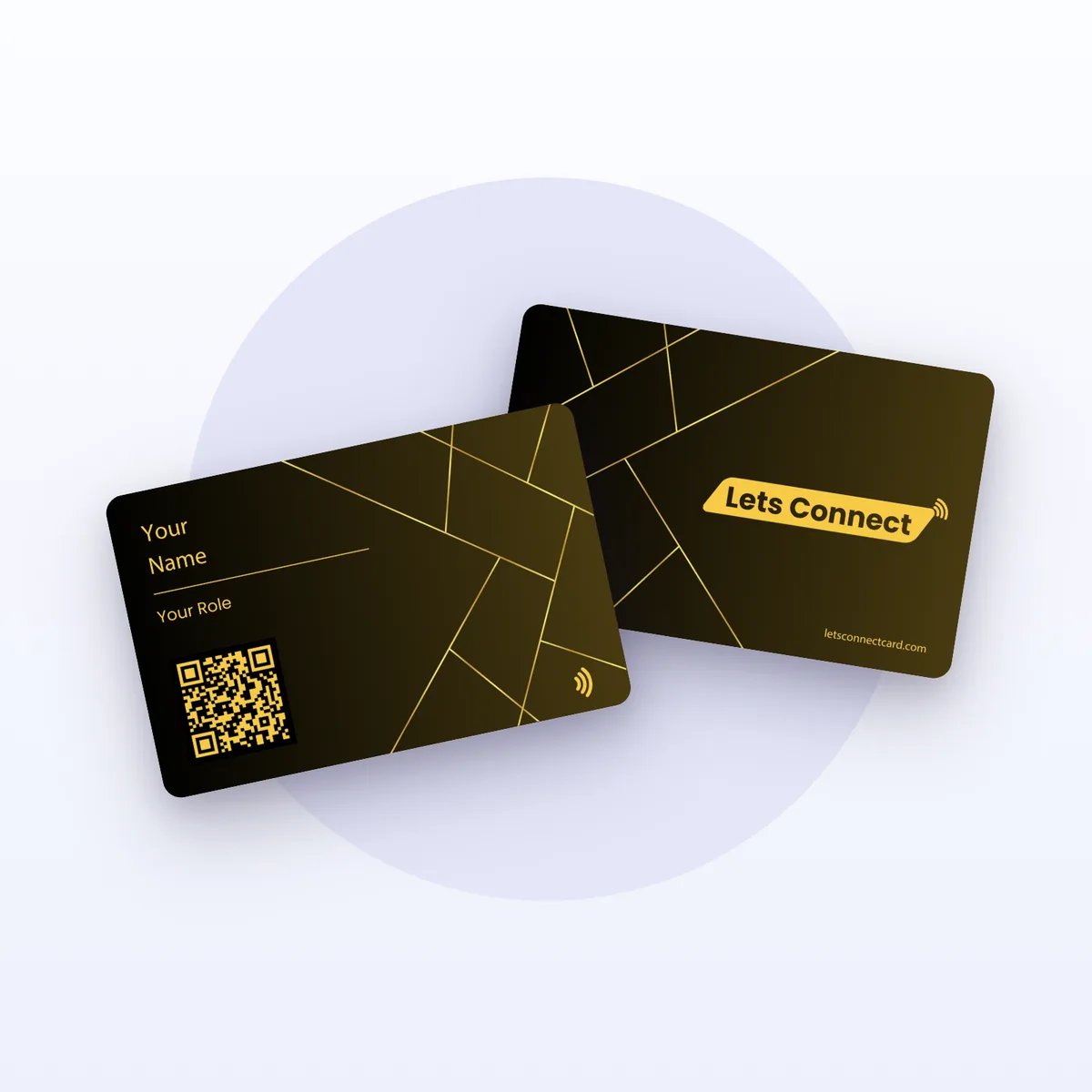 Electronic Business Card — Black