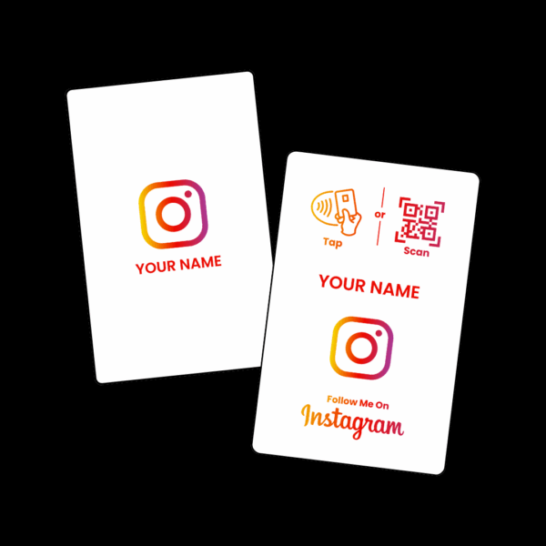 Instagram Electronic Business Card with NFC & QR Code - Image 5