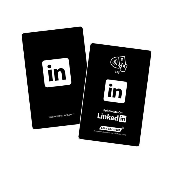 LinkedIn Electronic Business Card with NFC & QR Code - Image 2