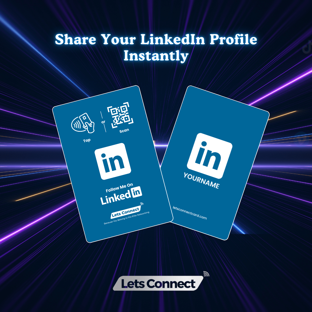 LinkedIn Electronic Business Card with NFC & QR Code - Image 7